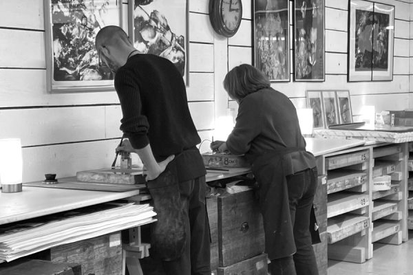 Formation en lithographie, Cora Texier