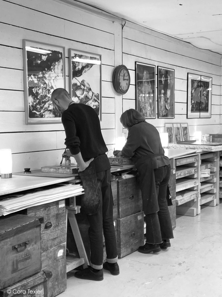 Formation en lithographie, Cora Texier