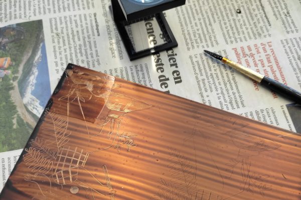Formation professionnelle en gravure eau forte de Labo Estampe