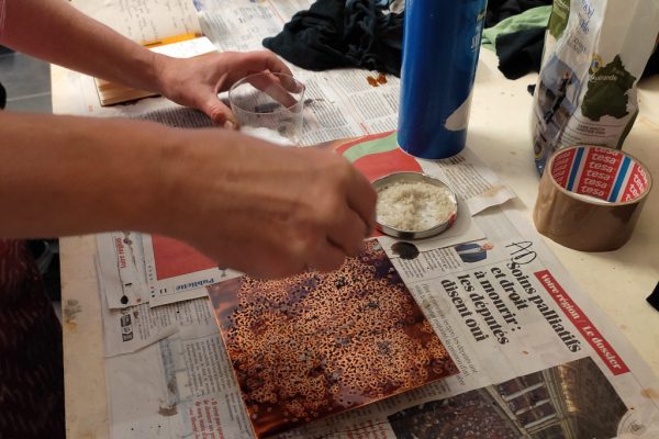 Formation professionnelle en gravure eau forte de Labo Estampe