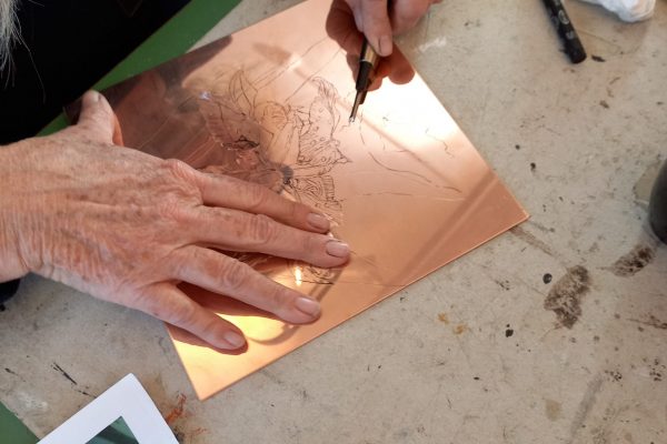 formation gravure au burin - les essentiels de Labo Estampe