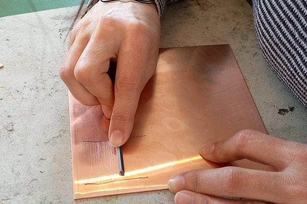formation gravure au burin- les essentiels de Labo Estampe